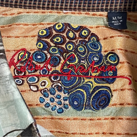 Robert Graham Graffiti Collage Shirt Flip Cuff - Picture 9 of 15